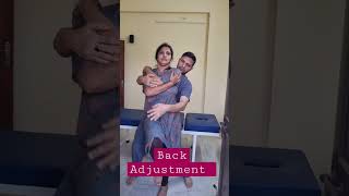 chiropractor in india l5s1 adjustment sciatica pain relief shortsfeed trending [upl. by Garrison]