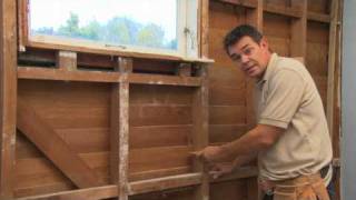 Repairing Framing prior to relining with GIB Plasterboard [upl. by Crawford]