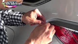 Vinyl Pin Stripping Full Length Learn How To Pinstripe Your Car With Vinyl From Home [upl. by Oelgnaed666]