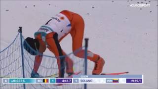 Skiing minute venezuela style Lahti MM 2017 Adrian Solano [upl. by Natsreik]