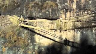 2 Qeswachaca le dernier pont inca [upl. by Demmy19]