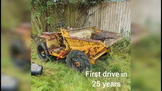 1968 Winget 2s dumper first drive in 25 years [upl. by Ahsekyt]