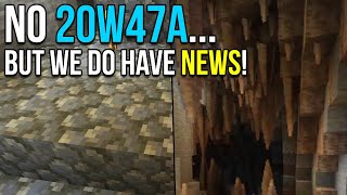 Minecraft 117 News  No Snapshot 20w47a  New Tuff Texture amp Stalagmites In Action [upl. by Qooraf549]