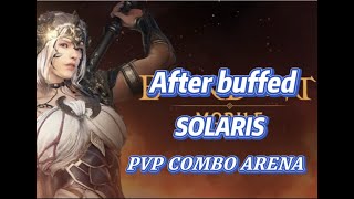 BDM  Black Desert Mobile After Buffed 🧑‍🚒 SOLARIS PVP Combo Arena 🪓 [upl. by Ssac]