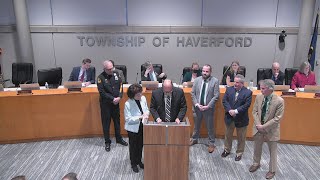 Haverford Township Board of Commissioners Meeting  March 14 2022 [upl. by Fonsie]