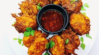 Super Easy Hubbard SquashGreen Pumpkin Fritters Recipe😋 [upl. by Attirehs]