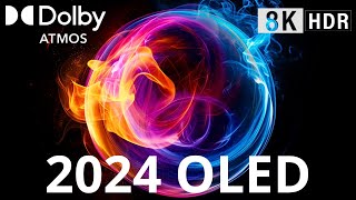 OLED DEMO 2024 LG Samsung Sony Oled The Black 8K HDR 60fps [upl. by Briny]