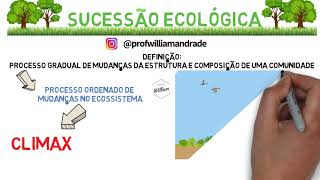 Resumo sobre o processo de Sucessão Ecológica  3 ano  Prof William [upl. by Russell37]