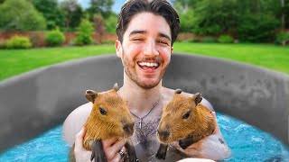 I spent a day with CAPYBARAS [upl. by Lianna]