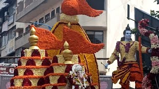 पुणे सार्वजनिक गणेश उत्सव सोहळा 2024Ganesh Utsav Puneganpatibappamorya pune visrjan viralvideo [upl. by Anek531]