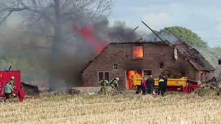 20231021 Brand woning Bennekomsekade Bennekom [upl. by Adraynek263]