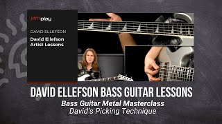 🎸 David Ellefson Guitar Lesson  Davids Picking Technique  JamPlay  TrueFireTV [upl. by Llehsad]