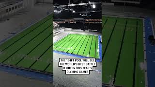 This 164ft Olympic swimming pool was built in 36 days 🏊🤩  🎥 myrthapools [upl. by Sabian]