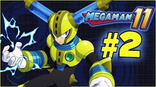 Mega Man 11 Gameplay Walkthrough Part 2 Fuse Man  Acid Man Stages PS4 [upl. by Atinaw]