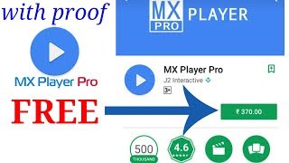 How to download MX player pro for free  latest version [upl. by Teerpnam]