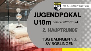 Highlightvideo Jugendpokal 2024 U18m  TSG Balingen  SV Böblingen 2 Hauptrunde [upl. by Mcgrody]