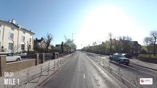 The full London Marathon course in 90 seconds ⏩ [upl. by Omlesna]