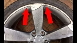 How to Repair Curb Rash on Alloy wheel rim [upl. by Ariek]