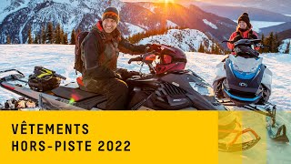 Les vêtements SkiDoo horspistes 2022 [upl. by Nerhe]