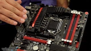 ASUS Maximus V Formula Z77 Motherboard Exclusive First Look featuring Thermalfusion Waterblock [upl. by Idham]