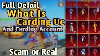 What is Carding Uc in Pubg Mobile And Bgmi Full Detail with ExplainScam or Reall [upl. by Desiri]