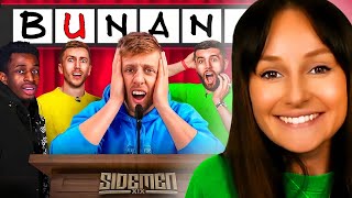 Freya Reacts to SIDEMEN SPELLING BEE [upl. by Jennings]