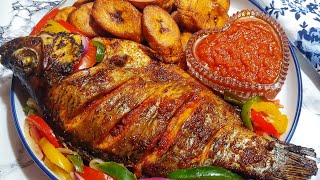 Poisson Braisé avec une Marinade Speciale  Cest le high level Baked tilapia [upl. by Nawk]