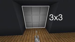 Easy 3x3 Piston Door in Minecraft Bedrock Tutorial [upl. by Yelsel]