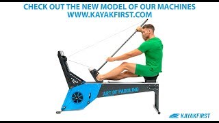 KayakFirst AllInOne Paddle Machine Paddling Ergometer or Paddling Simulator [upl. by Ewart431]