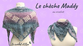 Tuto Crochet  Comment faire un foulard au crochet  Le chèche Maddy [upl. by Sharia]