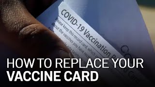 Explained How to Replace Your COVID19 Vaccine Card [upl. by Karissa749]