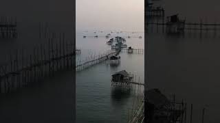 Pantauan udara bagan pinggir Tanjung pasir di pagi hari tanjungpasir drone typebeat fyp [upl. by Pontias794]