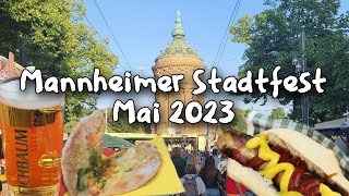 Mannheimer Stadtfest 2023  Exchange Student at Mannheim University 🇩🇪 [upl. by Seline]