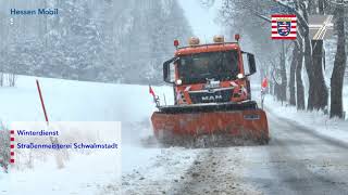 Hessen Mobil Winterdienst Straßenmeisterei Schwalmstadt [upl. by Anaoy307]