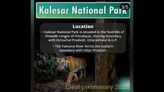 kalesar national park in news upsc india ias [upl. by Joel]