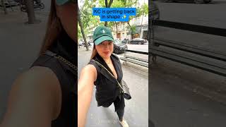 KC CONCEPCION IS GETTING BACK IN SHAPE kcconcepcion weightloss [upl. by Fiedling]