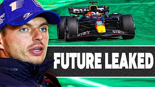 Max Verstappen Future With Red Bull LEAKED  F1 NEWS [upl. by Garlen932]