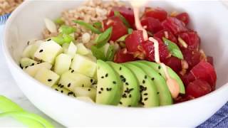 Spicy Tuna Poke Bowl Recipe [upl. by Stevena]