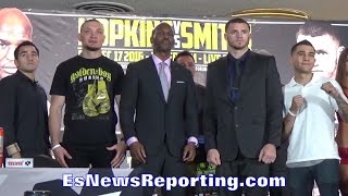 BERNARD HOPKINS VS JOE SMITH JR PRESS CONFERENCE  EsNews Boxing [upl. by Town]