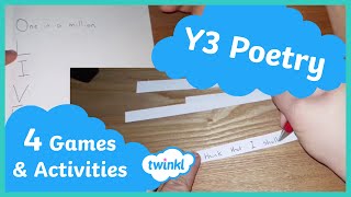 4 Poetry Games and Activities  Year 3LKS2 [upl. by Charity]