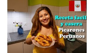 PICARONES PERUANOS  RECETA FACIL Y CASERA  PERUANA EN SUIZA [upl. by Ydniw]