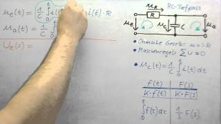 Übertragungsfunktion herleiten ► Systeme 1Ordnung ► RCTiefpass [upl. by Suivatal]