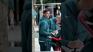 Cristiano Ronaldo in morning walk before the game France 🇫🇷  رونالدو امروز قبل بازی با فرانسه [upl. by Limber874]