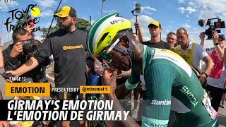 Winners emotion  Stage 12  Tour de France 2024 [upl. by Lindley]