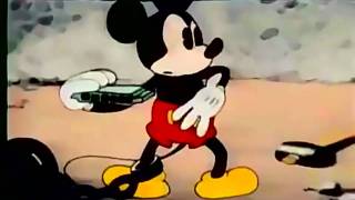 Mickey Mouse  The Chain Gang 1930 HD colorized [upl. by Ahsenev766]