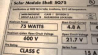 Understanding the Solar Photovoltaic Module Labeled Values [upl. by Jasper376]