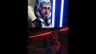 ahsoka vs maul 1v1 starwars edit darthmaul ahsoka shorts [upl. by Bilow302]