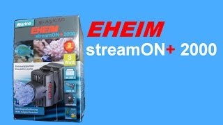 Eheim streamON 2000  Unboxing amp Demonstration [upl. by Antin]