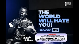 THE WORLD WILL HATE YOU WITH APOSTLE TERNA YAHEMBA  3RD DECEMBER 2023  RCNKADUNA [upl. by Ativad]