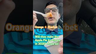 orange sherbet ice cream review forbush viral trending youtube shorts short share like [upl. by Esertap150]